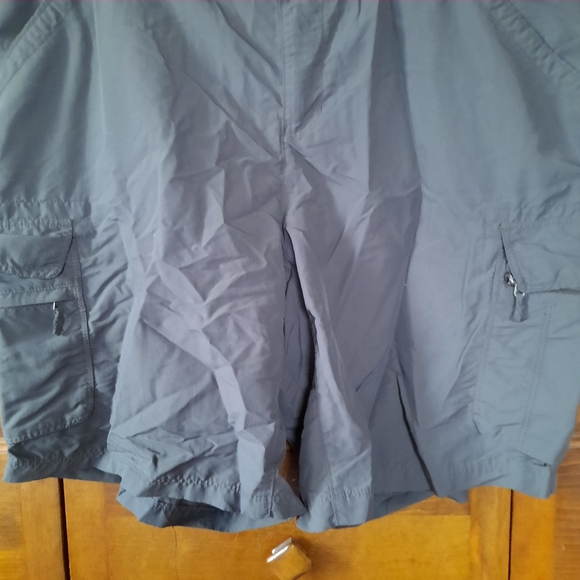 REI Shorts Rei Dark Gray Nylon Cargo Hiking Shorts Poshmark